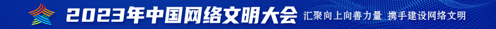 内设70岁老骚逼2023年中国网络文明大会